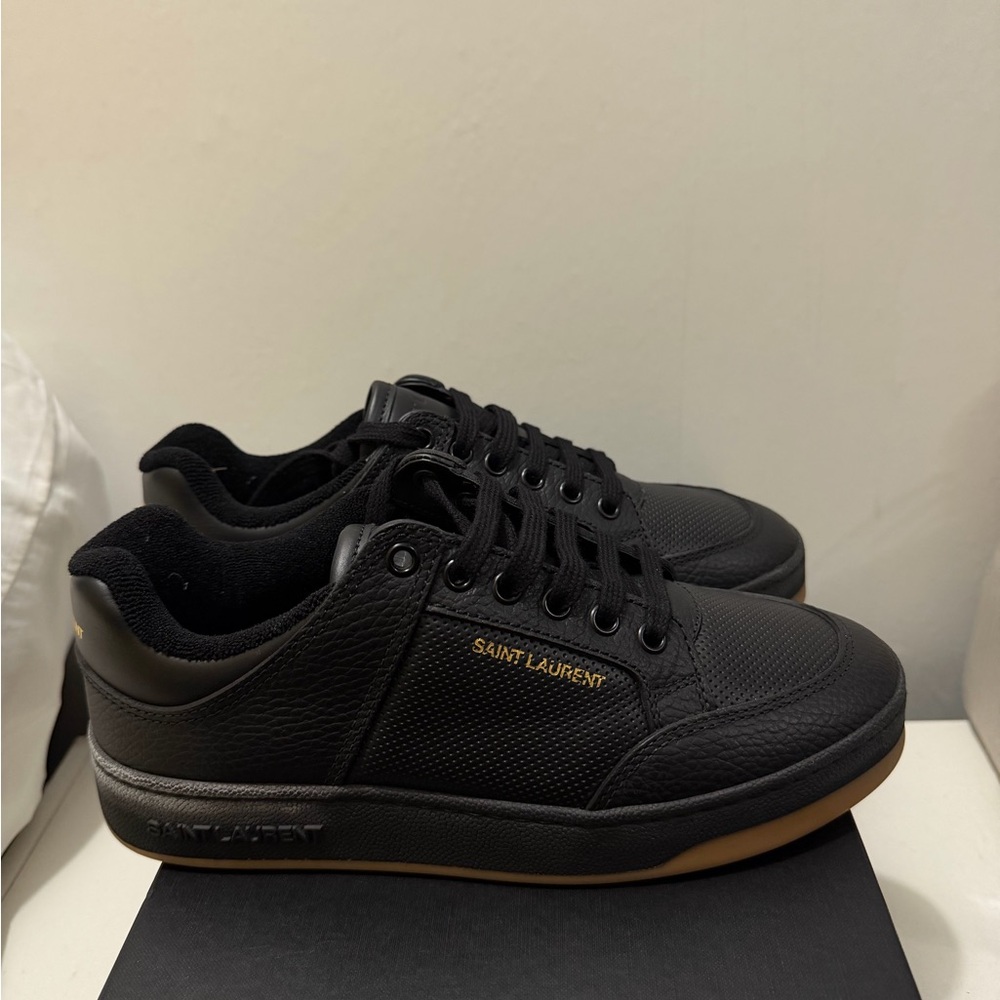 Saint Laurent Black and Brown Men's Sneakers
